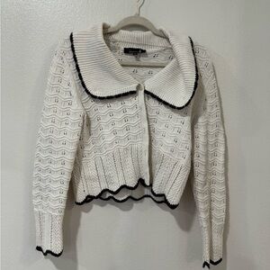 White and Black Women's Sweater